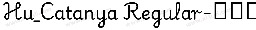 Hu_Catanya Regular字体转换